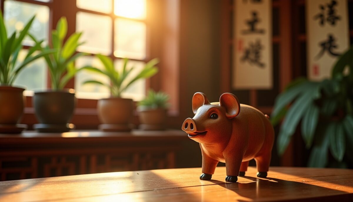 Découvrez les années emblématiques du Cochon de Bois dans l'astrologie chinoise